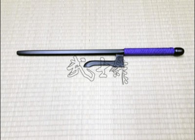 JUTTE 3 - BLACK FINISH WITH PURPLE CORD