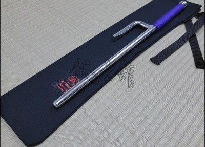 JUTTE 6 - STAINLESS STEEL POLISHED FINISH WITH PURPLE CORD