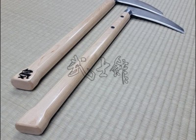 KAMA 1 - MAPLE HANDLES WITH METAL BLADES