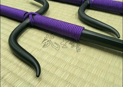 MANJI SAI 1 - BLACK FINISH WITH PURPLE CORD