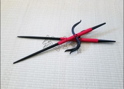 MANJI SAI 1 - BLACK FINISH WITH RED CORD
