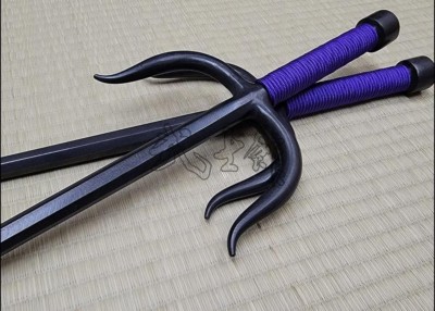 SAI 1 - NATURAL FINISH WITH PURPLE CORD