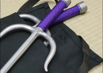 SAI 1 - SILVER FINISH WITH PURPLE CORD