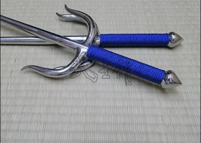SAI 3 - SPECIAL STAINLESS STEEL SAI WITH POLISHED FINISH AND BLUE CORD
