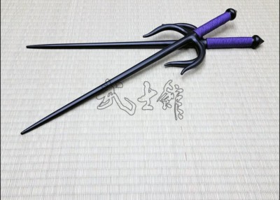 SAI 4 - BLACK FINISH WITH PURPLE CORD